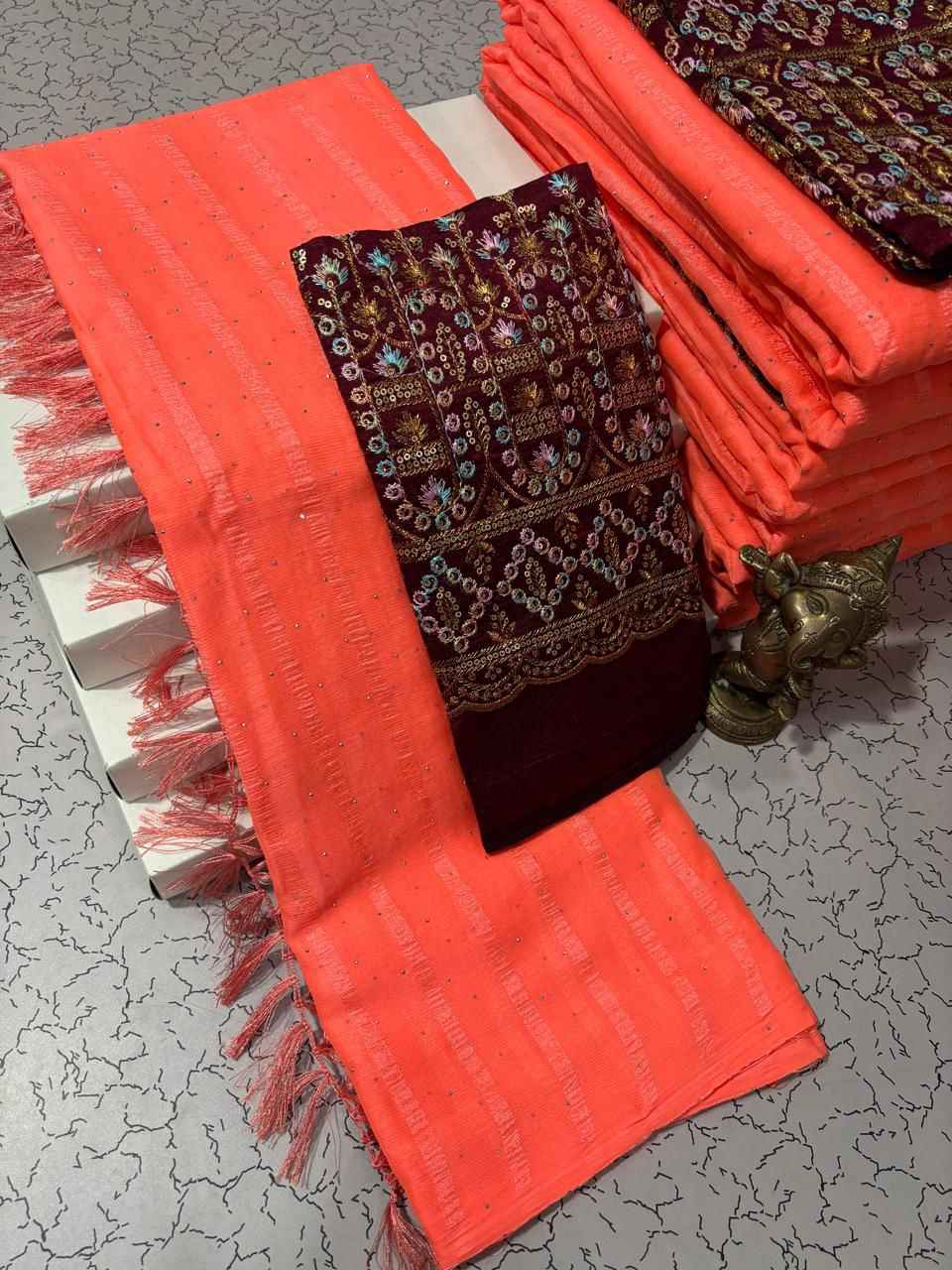 Glitter Work Designer Saree