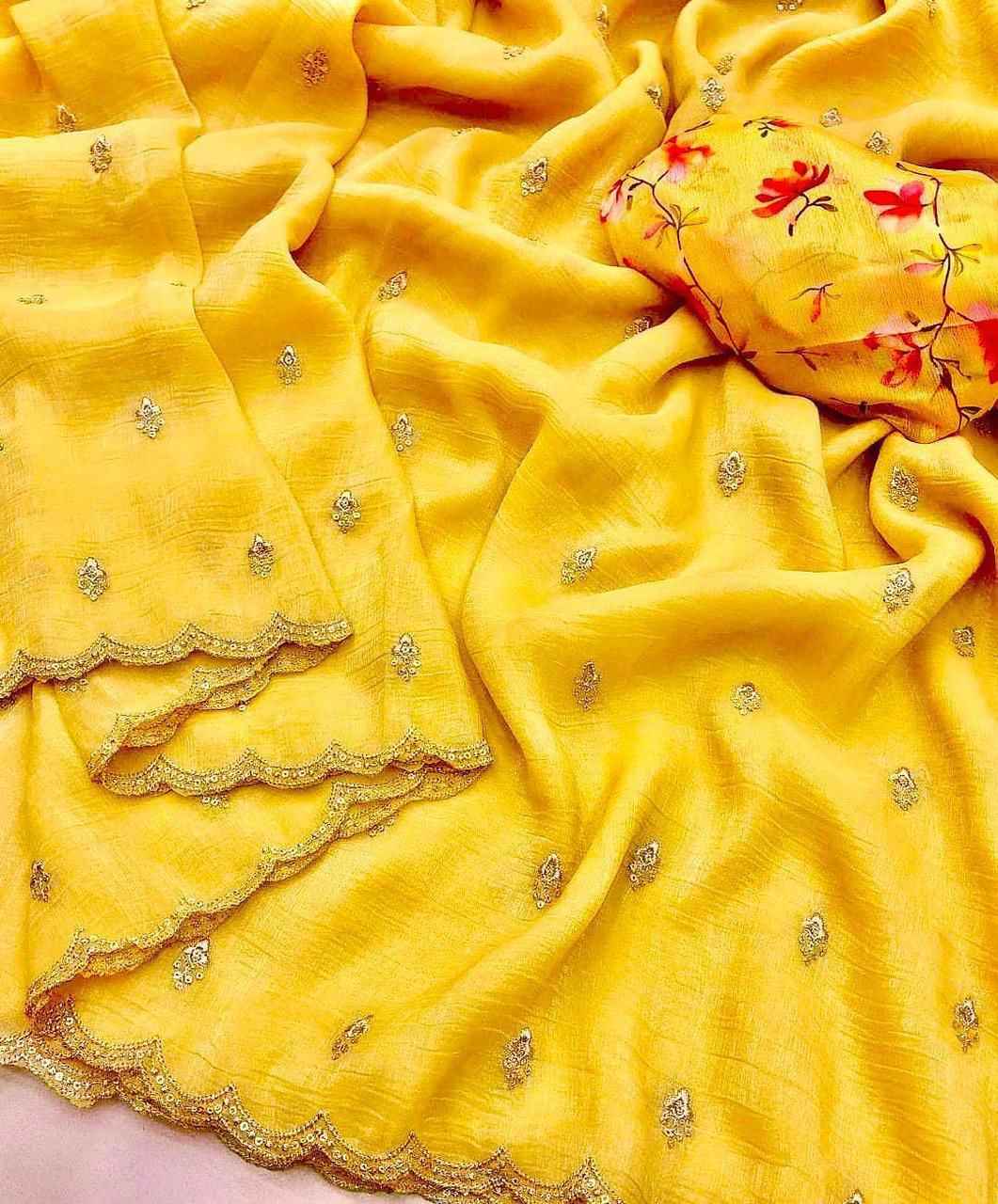 Soft Tissue Georgette Saree