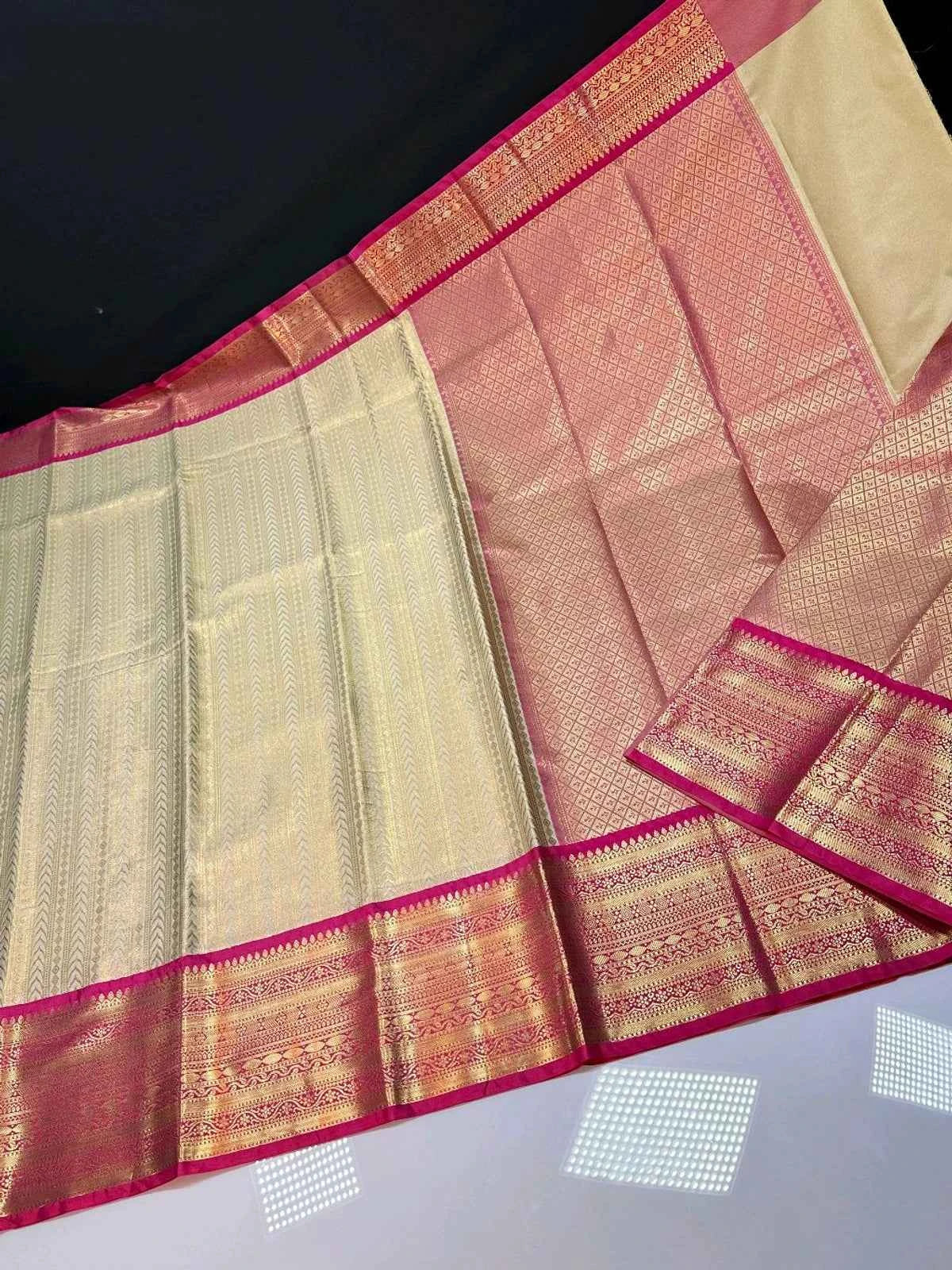 Banarasi Kanchi Semi Silk Saree