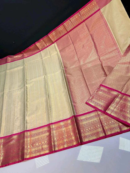 Banarasi Kanchi Semi Silk Saree