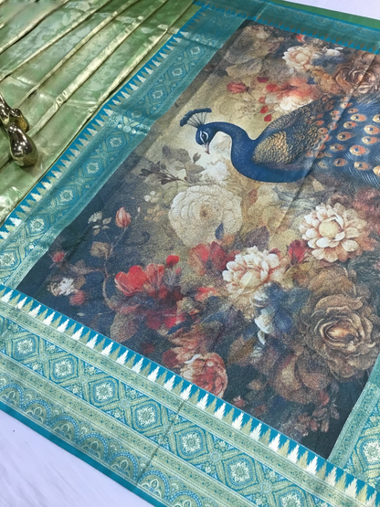 Banarasi Tissue Silk Saree - Super Sarees