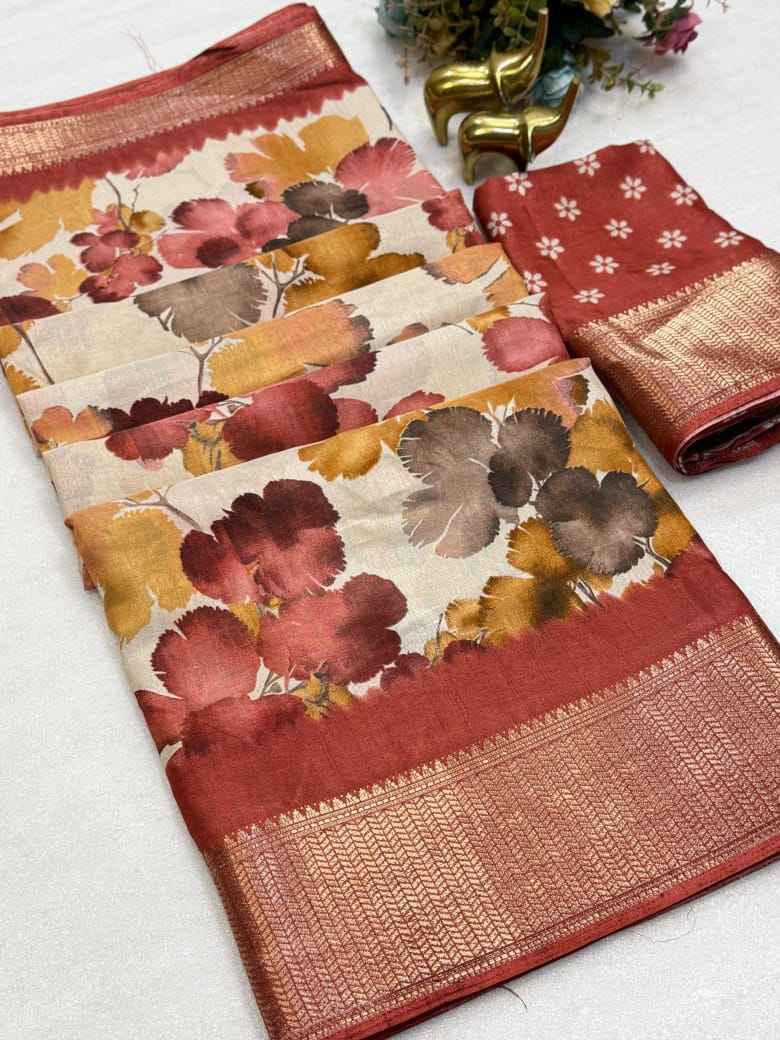 Beautiful Ethnic Dola Silk Saree